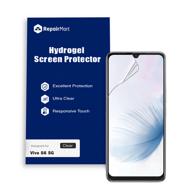 Vivo S6 5G Compatible Premium Hydrogel Screen Protector With Full Coverage Ultra HD